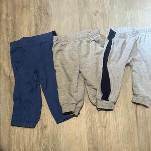 3/$20 Kids Blue and Gray Bottoms Set